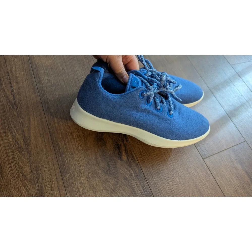 Allbirds Women Wool Runners Blue Merino Wool Sneakers Size 9 WR W9 - Picture 5 of 8